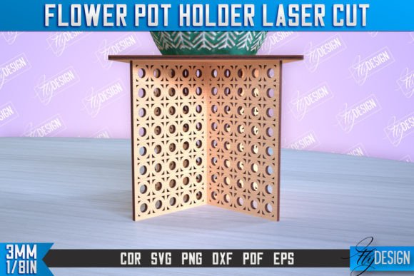 Download Flower Pot Holder Laser Cut | Home Decor - Premium Bundle